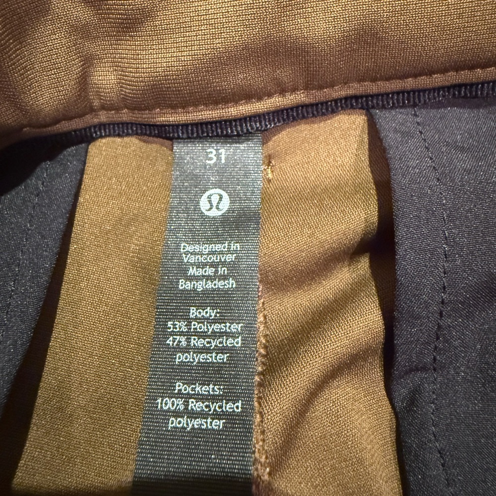 NWT Lululemon Men's Commission Slim fit Artifact Dress/Golf/Trousers - Picture 6 of 6
